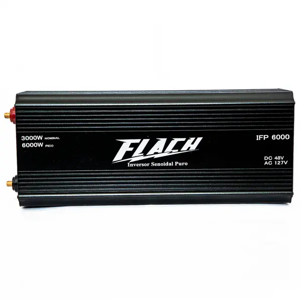 Inversor de tensão senoidal puro IFP6000 - 48V/127V - Flach — fotografia de referência