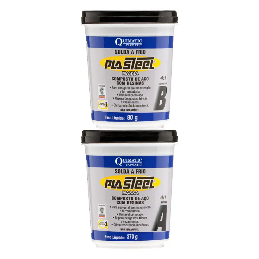 Plasteel massa 4:1 - 450 g – quimatic Quimatic Tapmatic
