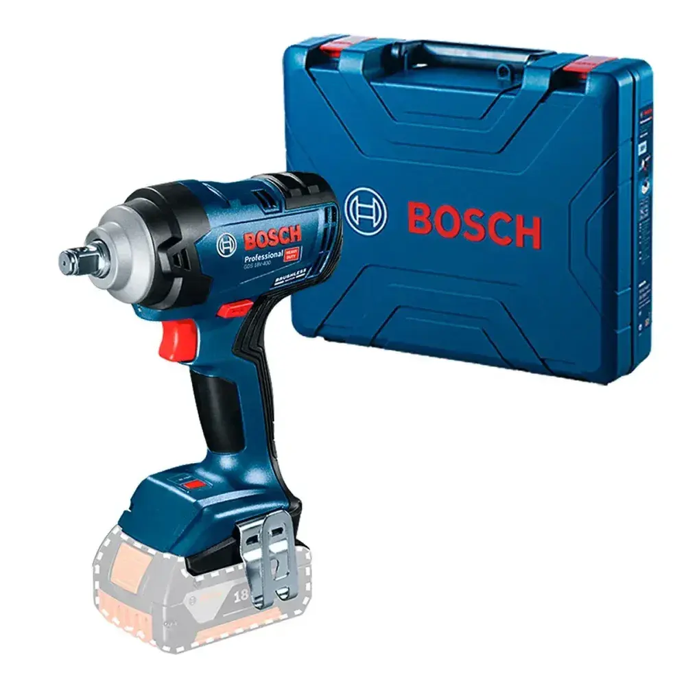 Chave de impacto a bateria gds 18V-400NM 1/2 Bosch — fotografia 4