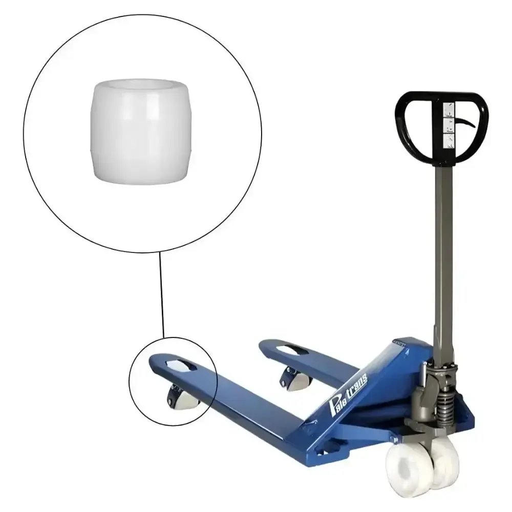 Roda Tandem Nylon 80 x 74 mm TM2000T TM2220 TM3020 Cód. 0400053 PALETRANS — fotografia 5