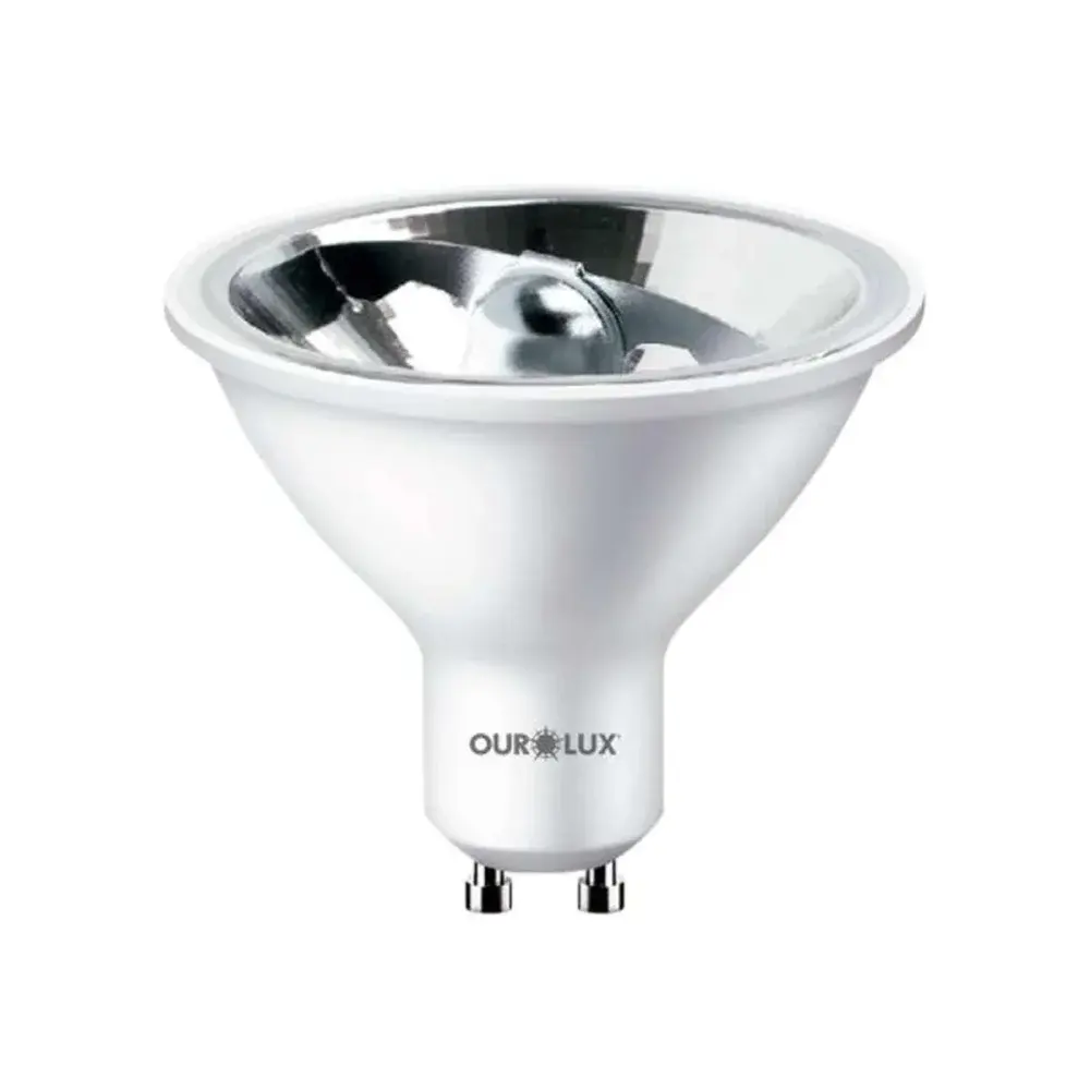 Lamp led AR70 dimer. 4.8W 2700K biv 12O Ourolux