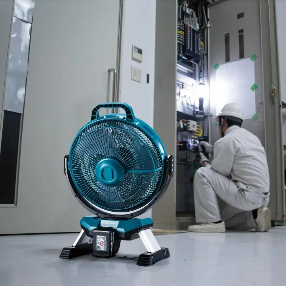 Ventilador de chão a bateria 6,0AH bivolt 330MM sem bateria e carregador Makita — fotografia 10