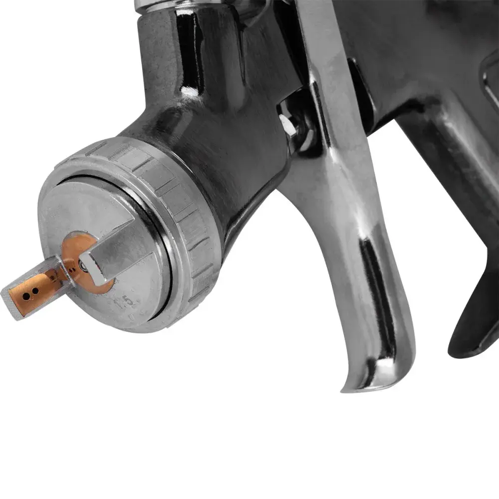 Pistola de pintura profissional gravidade lvlp 600ML Worker — fotografia 5