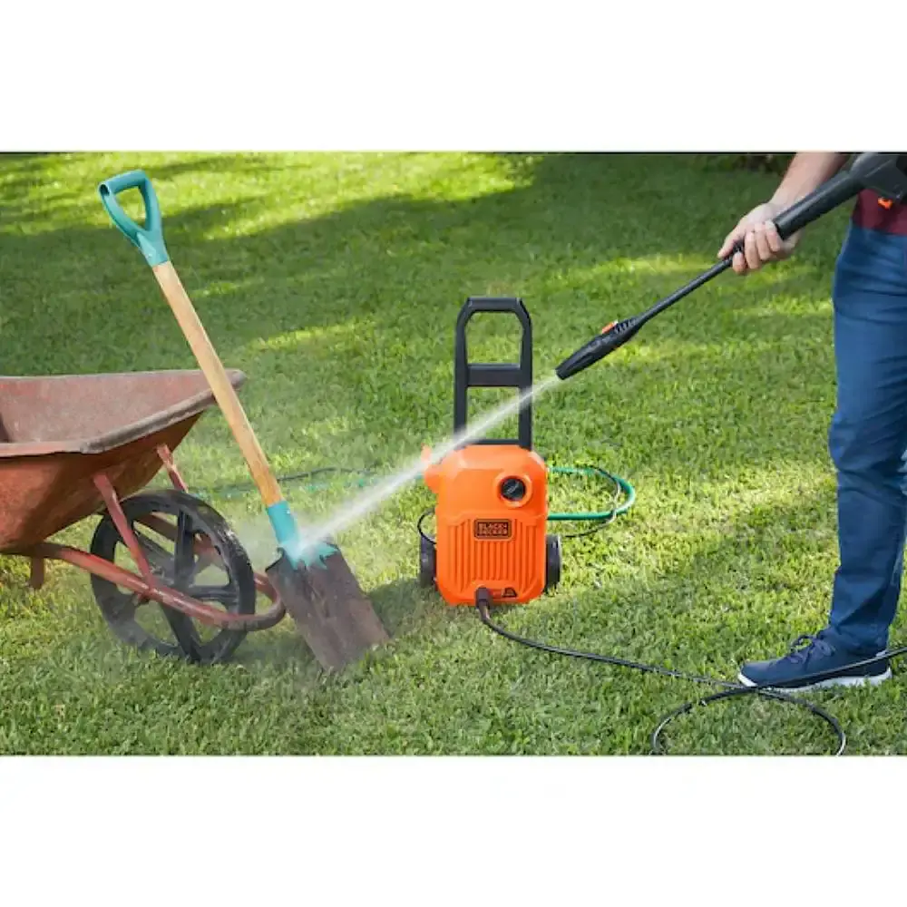 Lavadora de alta pressão 1500W 1740 PSI 6,8 l/min black & decker 220 V — fotografia 9