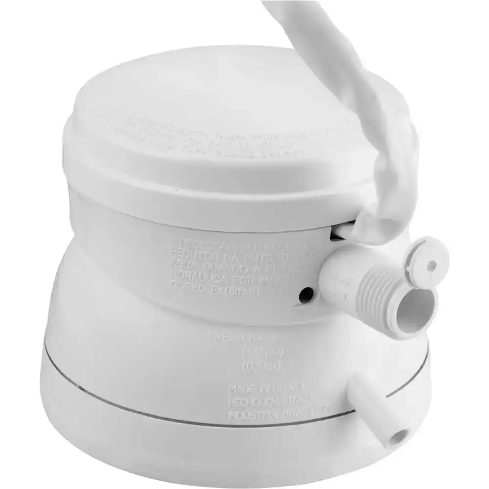 Ducha 3 temperaturas 5400W branca Vonder — fotografia 4