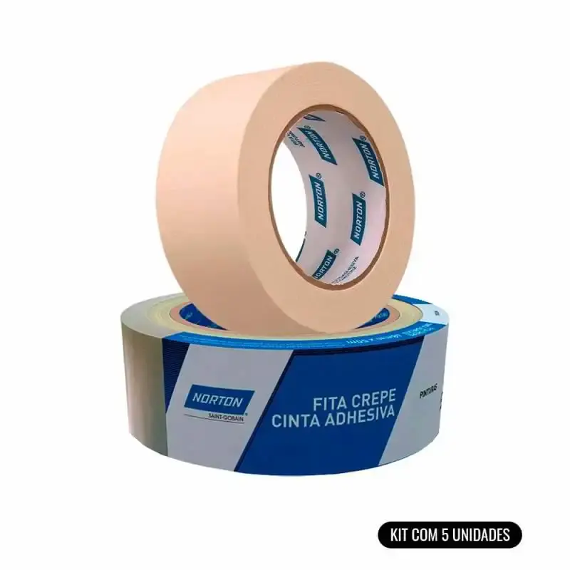 Fita Crepe 48MM x 50M Kit Com 5 Unidades 5539544871 NORTON — fotografia de referência
