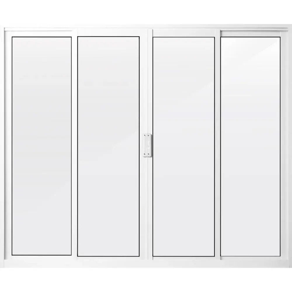 Janela spp de alumínio br 4 folhas vl 100X120CM Aluvid