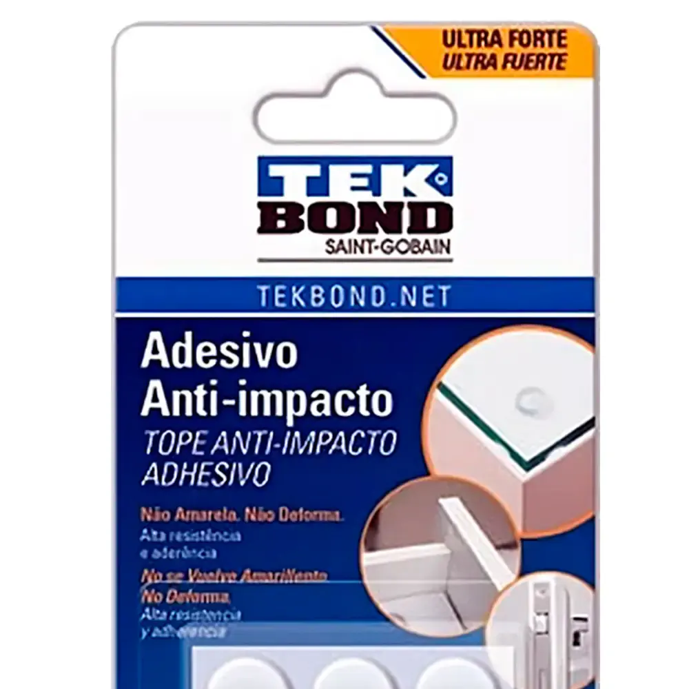 Adesivo Silicone Anti-Impacto Multiuso para Casa Bumper P 12 unidades 23401001200 TEKBOND — fotografia 4