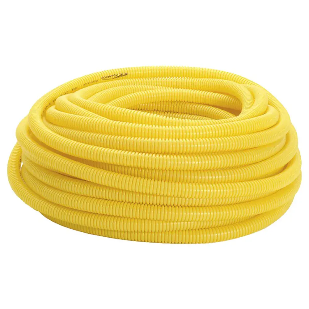 Eletroduto corrugado Amanco flex amarelo 20MM 50 metros — fotografia de referência