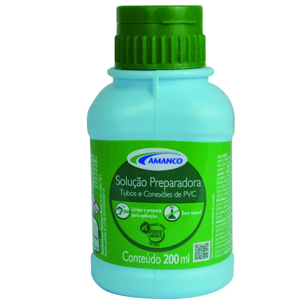Solução limpadora Amanco frasco 200ML