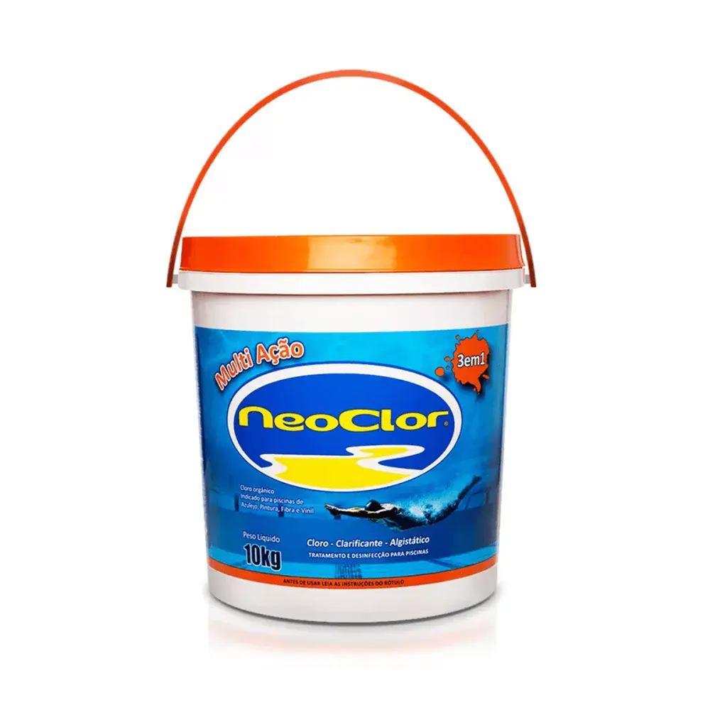 Cloro granulado 40% multiação 10KG Neoclor