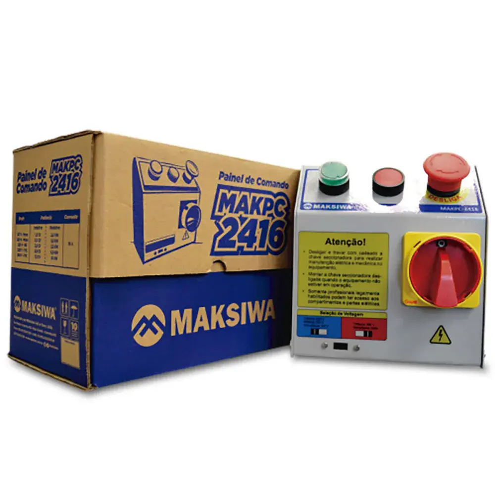 Chave elétrica comando MAKPC-2416 24V monofásico/trifásico Maksiwa