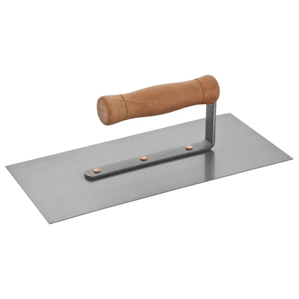 Desempenadeira aço lisa 25,5 x 12CM cabo aberto Worker — fotografia de referência