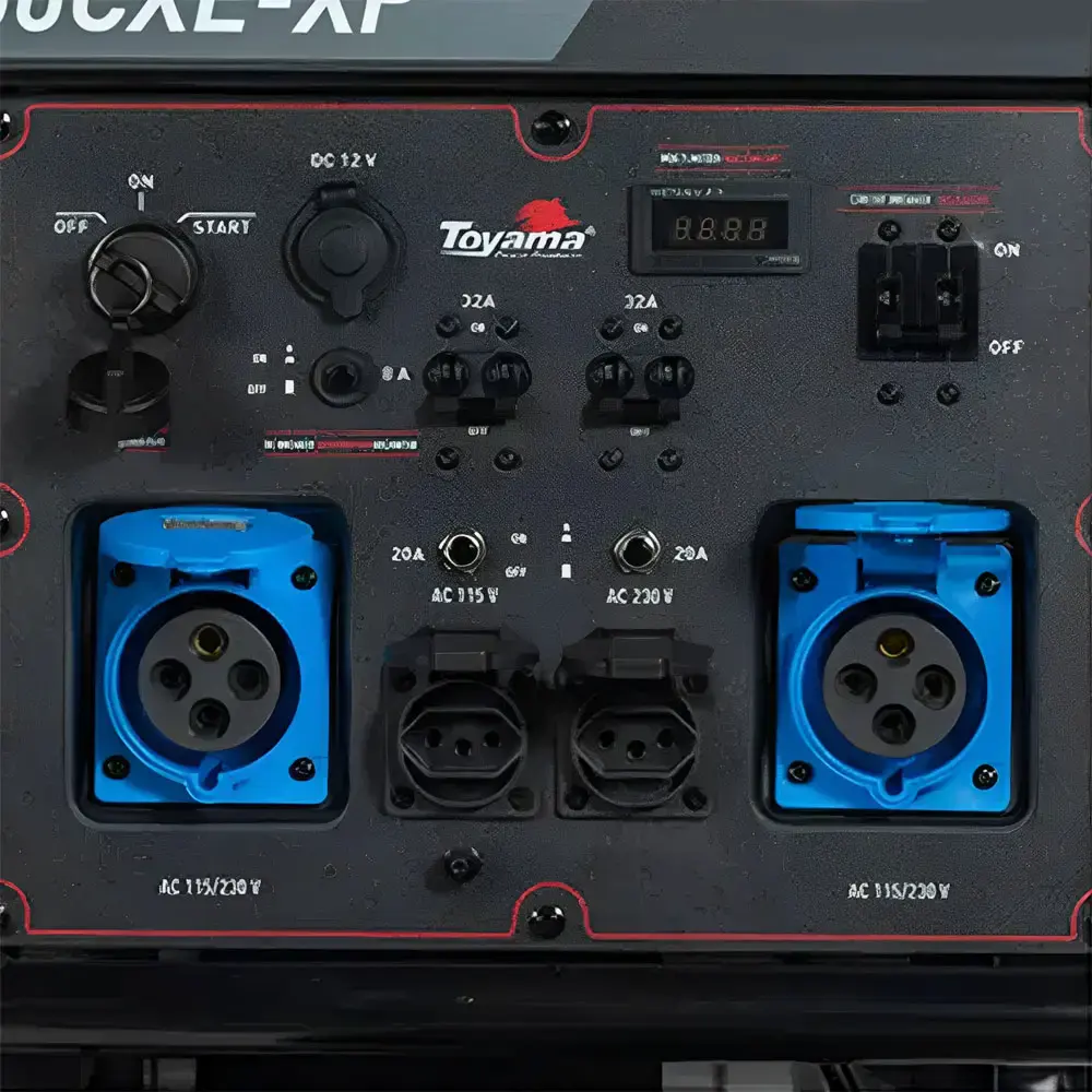 Gerador gasolina 13.5KVA elétrico AVR mono TG15000CXE-XP Toyama Bivolt — fotografia 5