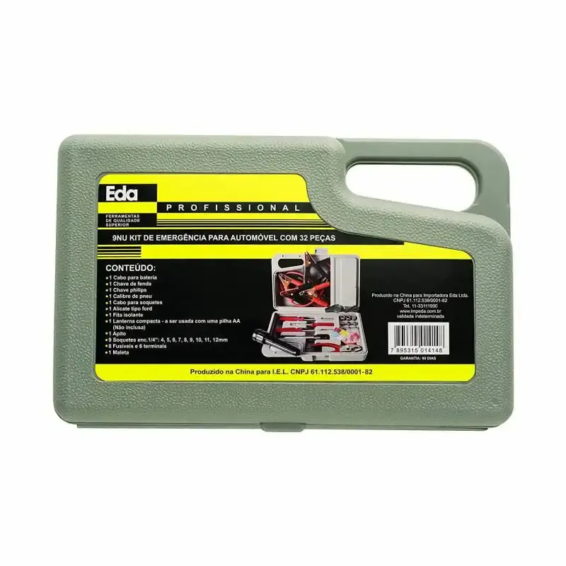 Kit de emergência para automóvel 32 peças profissional Eda 9NU — fotografia 3