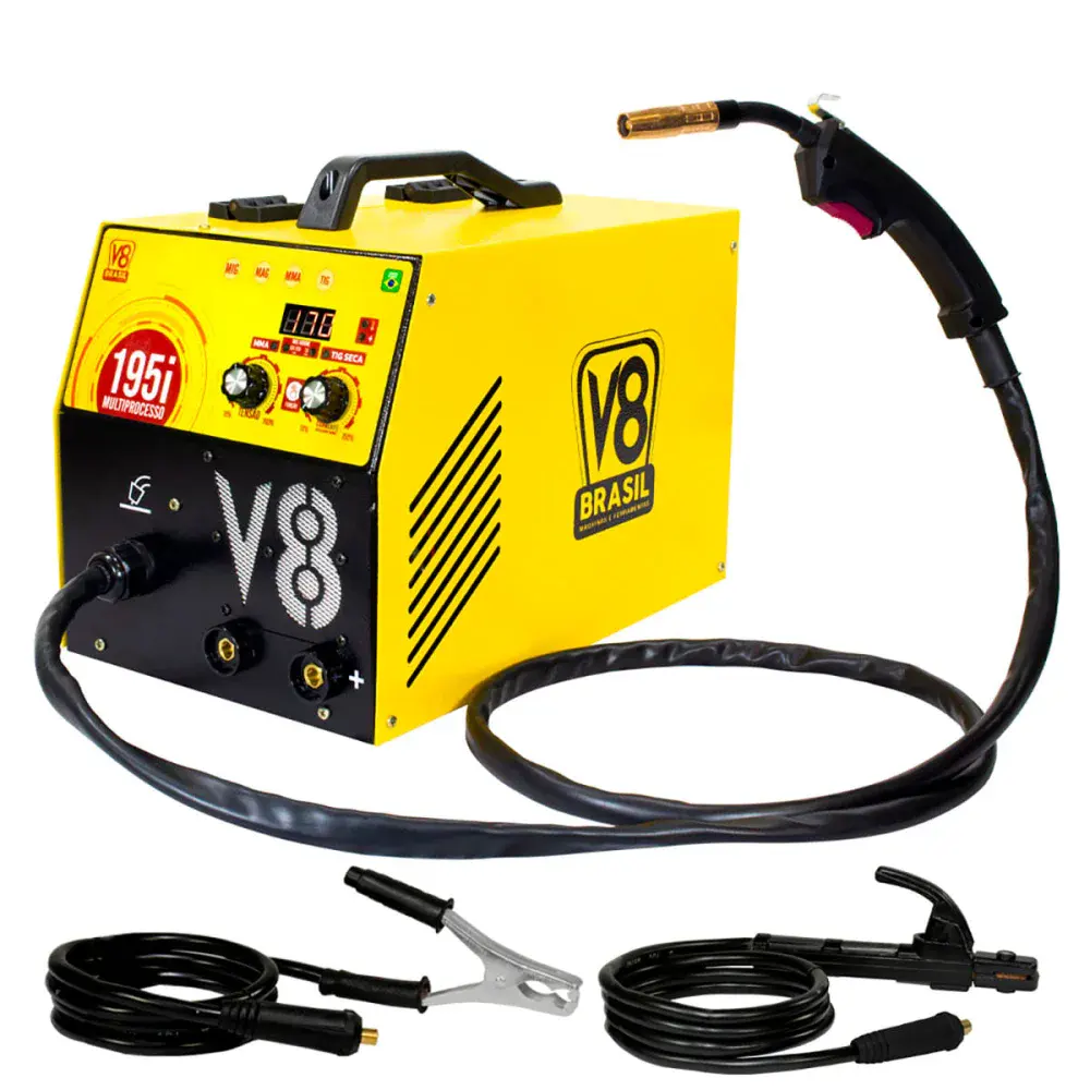Máquina de solda multiprocesso 195I com tocha 220V V8 brasil