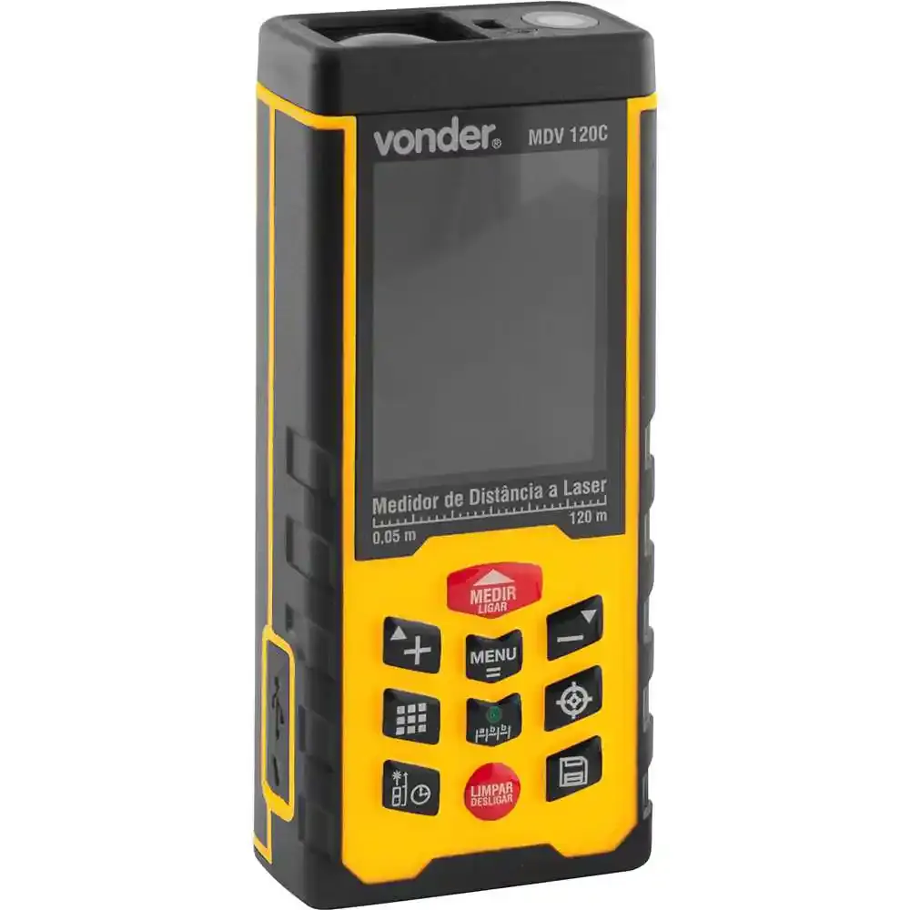 Medidor de distância a laser 120 metros MDV120C Vonder — fotografia 5
