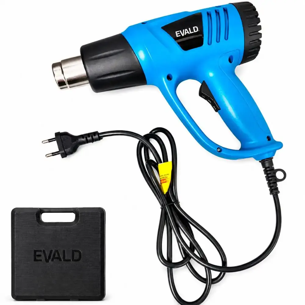 Soprador térmico 2000W com maleta e kit de acessórios evstma Evald 110 V — fotografia 3