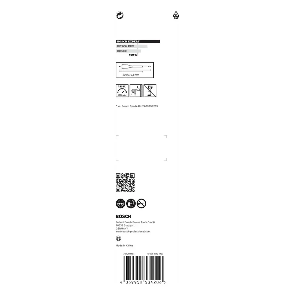 Broca para madeira EXPERT Self Cut Speed 19 x 400mm BOSCH — fotografia 4