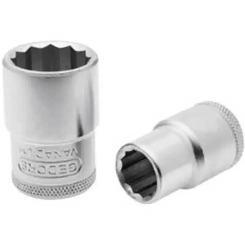 Soquete Encaixe 1/2 x 13 MM Estriado GEDORE — fotografia de referência