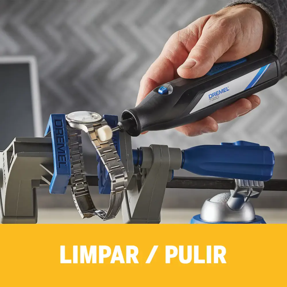 Retífica Dremel 7350 bateria 4V bivolt Dremel — fotografia 8