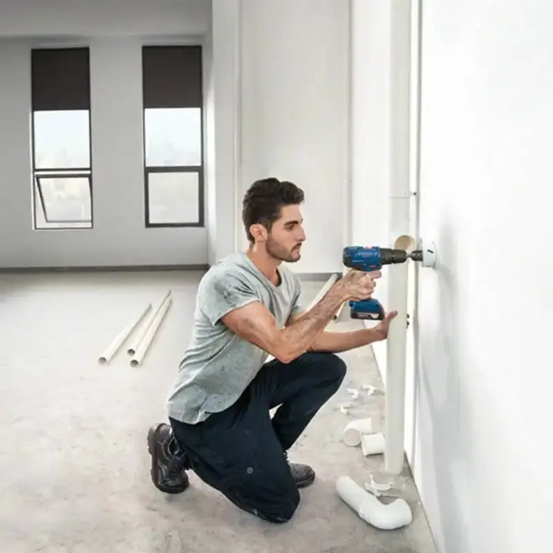 Furadeira de Impacto à bateria Bosch GSB 18V-EC, 18V SB, Brushless — fotografia 6