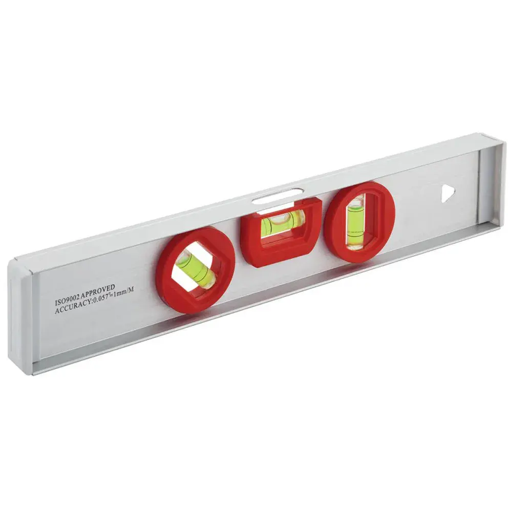 Nível alumínio modelo 14 com 350MM 3 bolhas da Worker