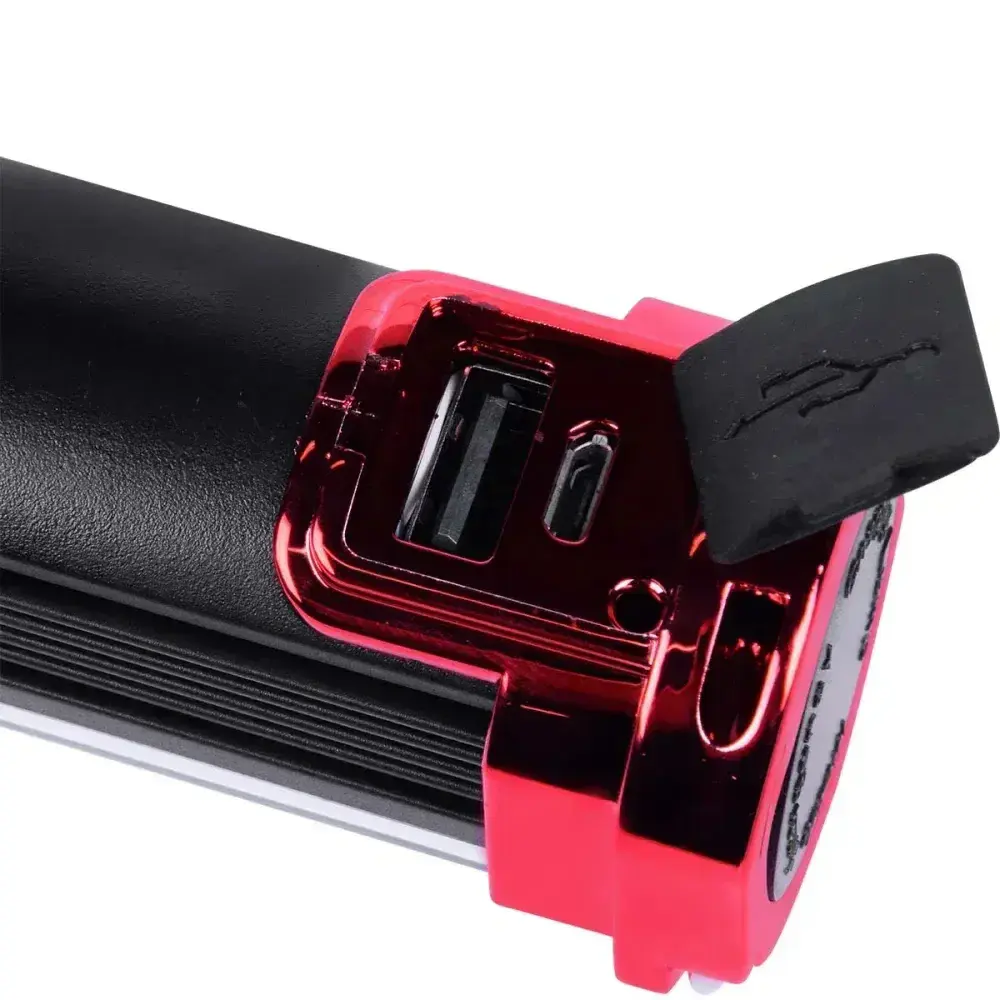 Lanterna super led recarregável abs 18CM Bumafer — fotografia 10
