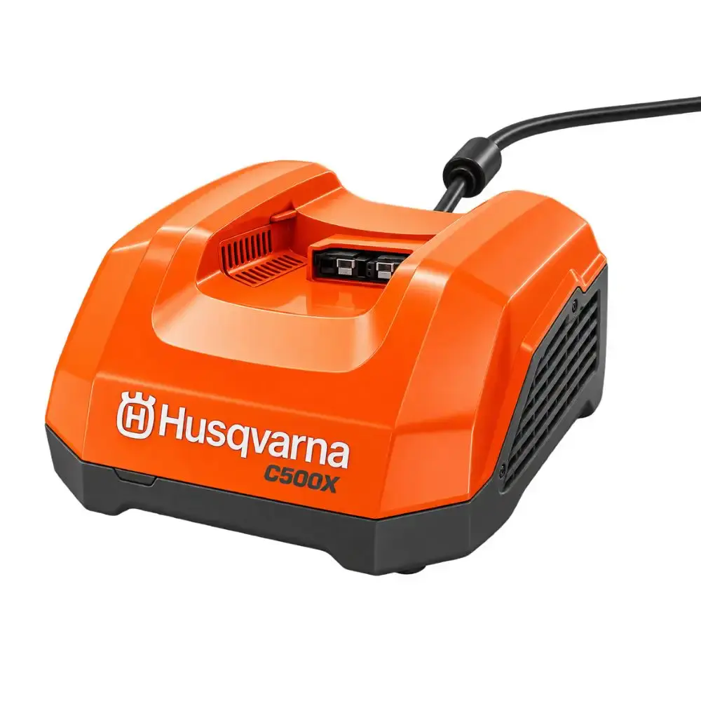 Motosserra 36V corrente 3/8 POL carregador rápido 40-C500X e bateria B220X 36V 6AH Husqvarna — fotografia 4