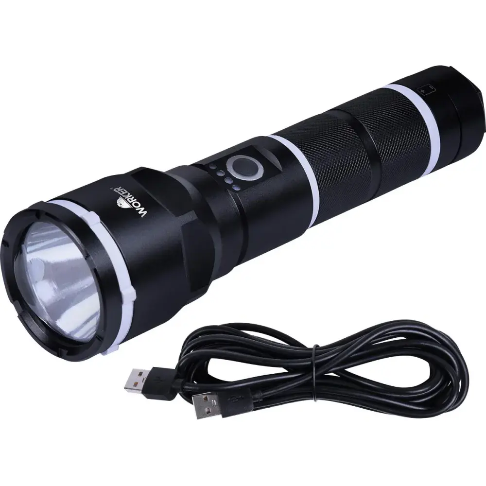 Lanterna de led cree recarregável 460LM 10W biv Worker