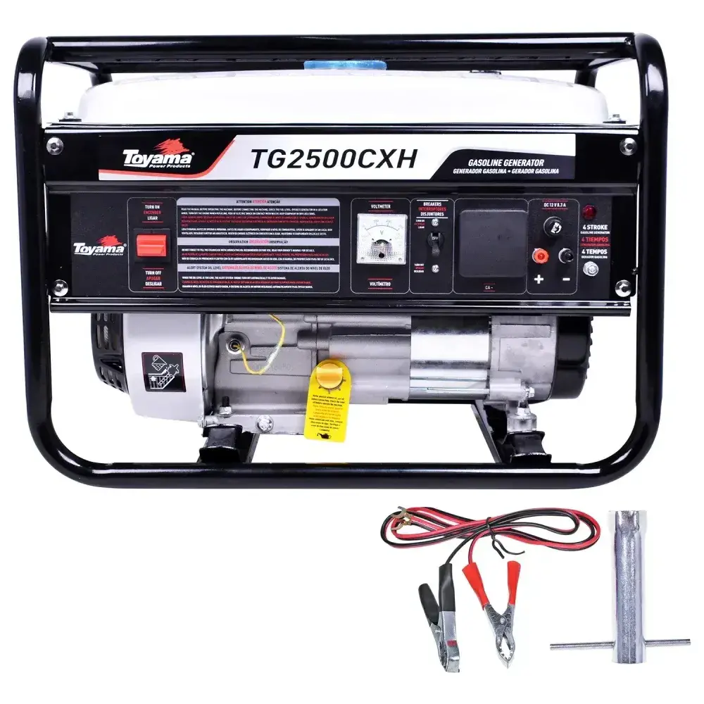 Gerador de energia a gasolina 2200W TG2500CXH Toyama — fotografia 6