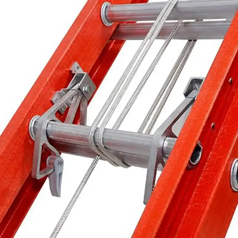 Escada de Fibra de Vidro 15 Degraus Extensível 3.0 x 4.8 Metros EAFD-15 SÍNTESE — fotografia 5