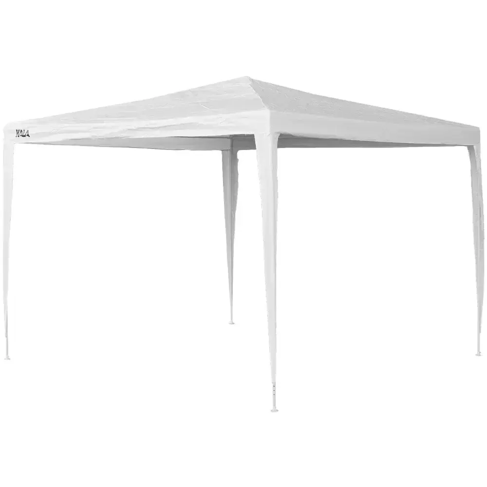 Gazebo de ferro desmontável 3X3M branco Kala — fotografia 7