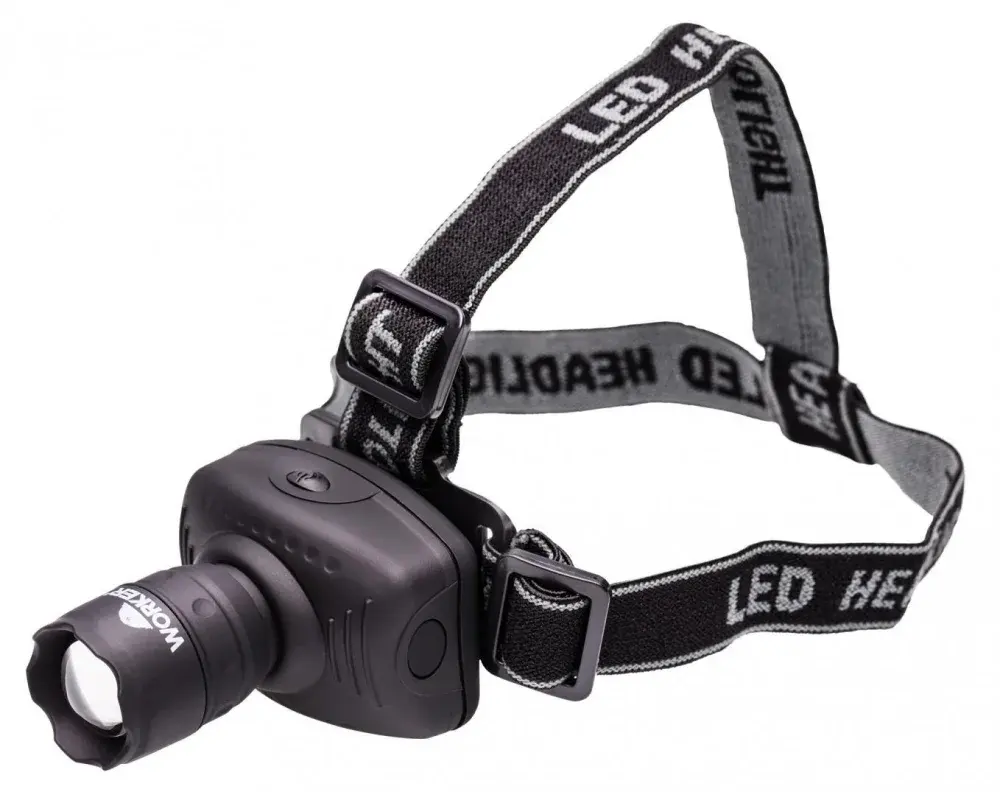 Lanterna cree led para cabeça Worker — fotografia de referência