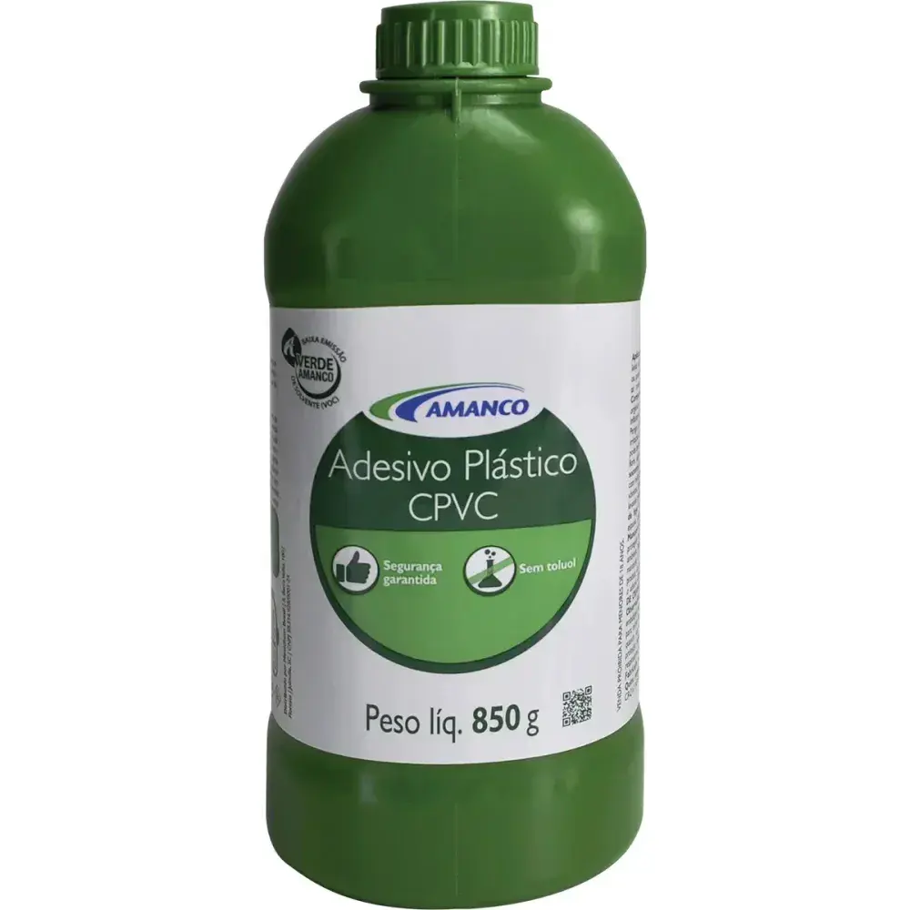 Adesivo plástico para cpvc frasco de 850G Amanco — fotografia 2
