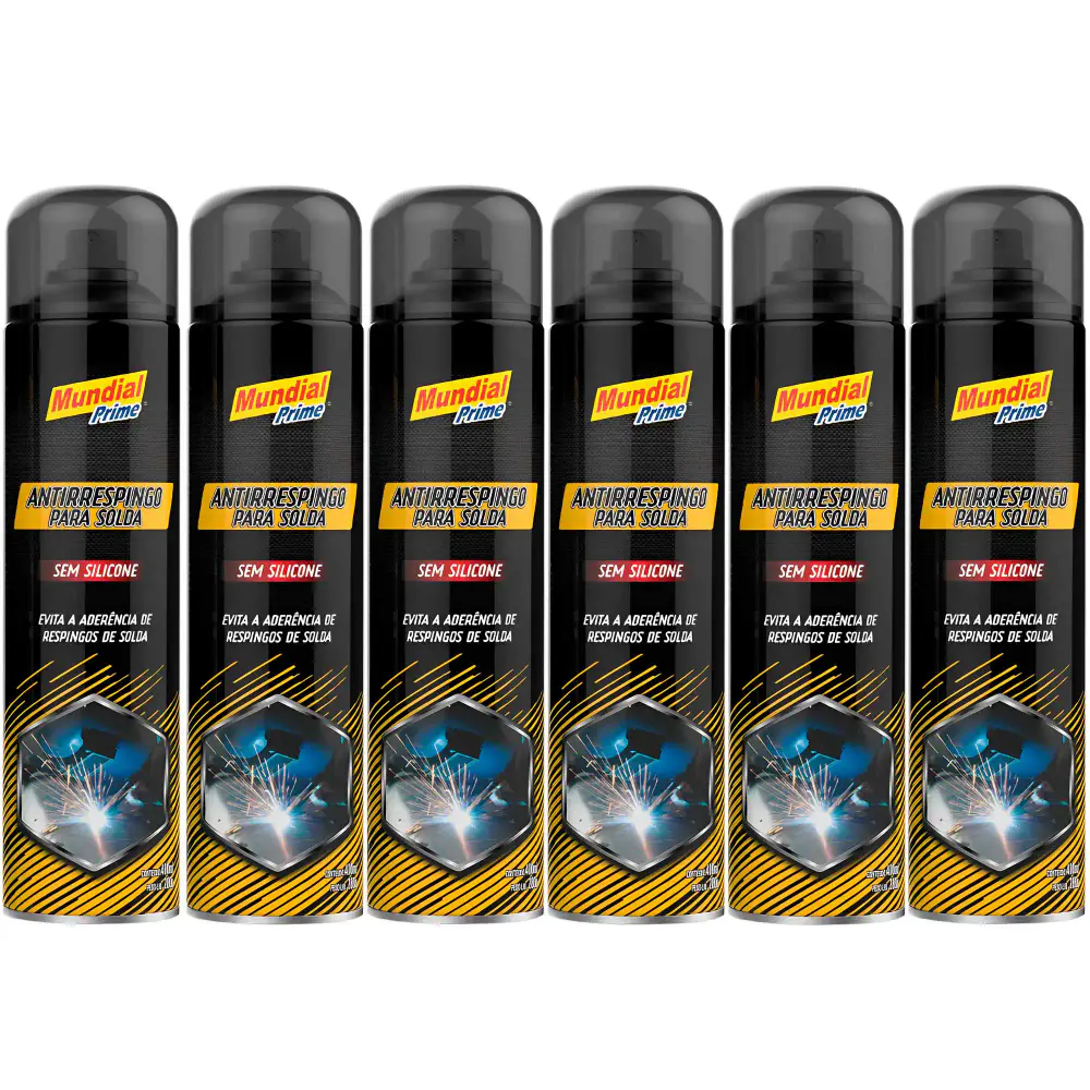 Anti Respingo Spray Solda 400ml s| Silicone 06 Uni Mundial Prime