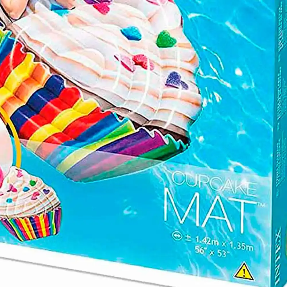Boia colchão inflável para piscina cupcake 578770 Intex — fotografia 4