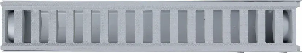 Grelha plástica 09X50 cm porta grelha 2 toneladas cinza Liege — fotografia 7