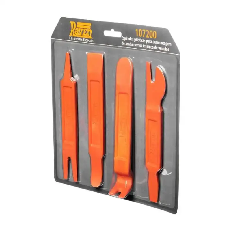 Conjunto de espátulas plásticas 107200 Raven — fotografia de referência