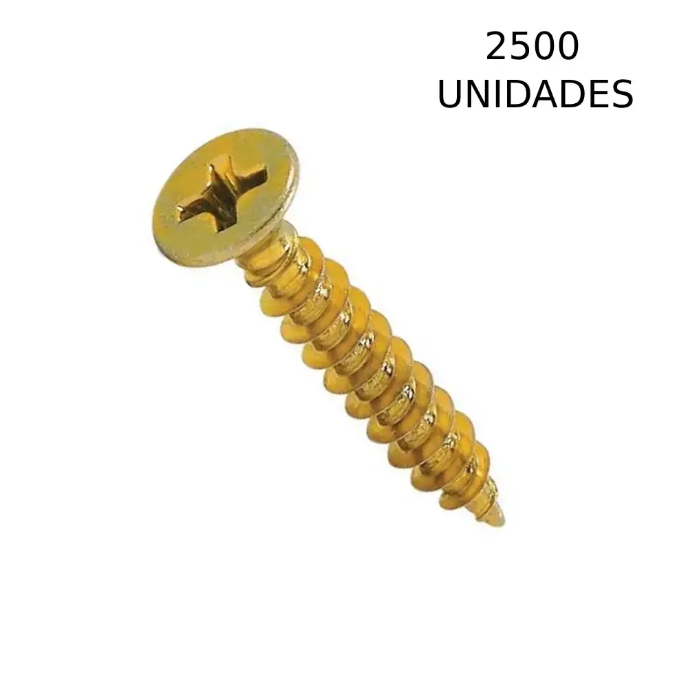 Parafuso Cabeça Chata Phillips 4 x 30 mm 2500 Unidades BELENUS