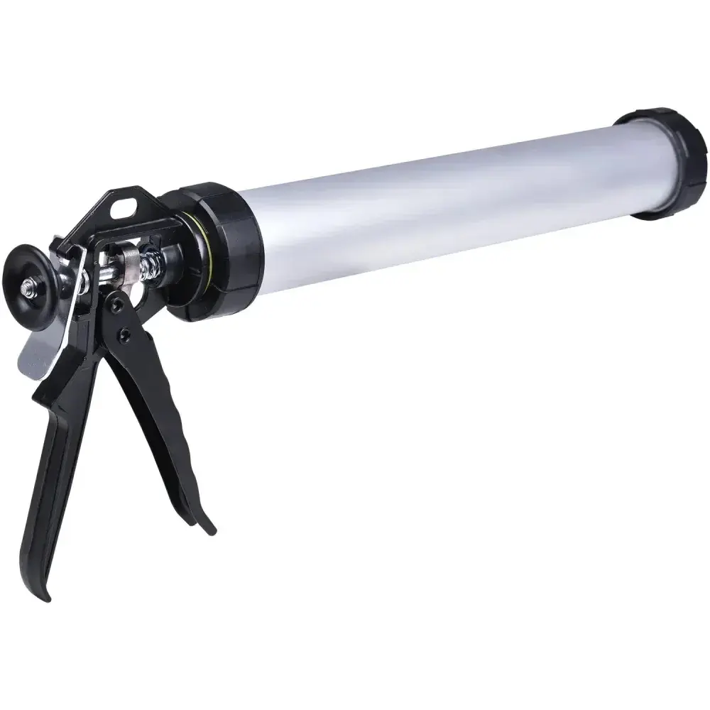 Pistola aplicadora de mastique em alumínio 15 600ML Worker — fotografia 8