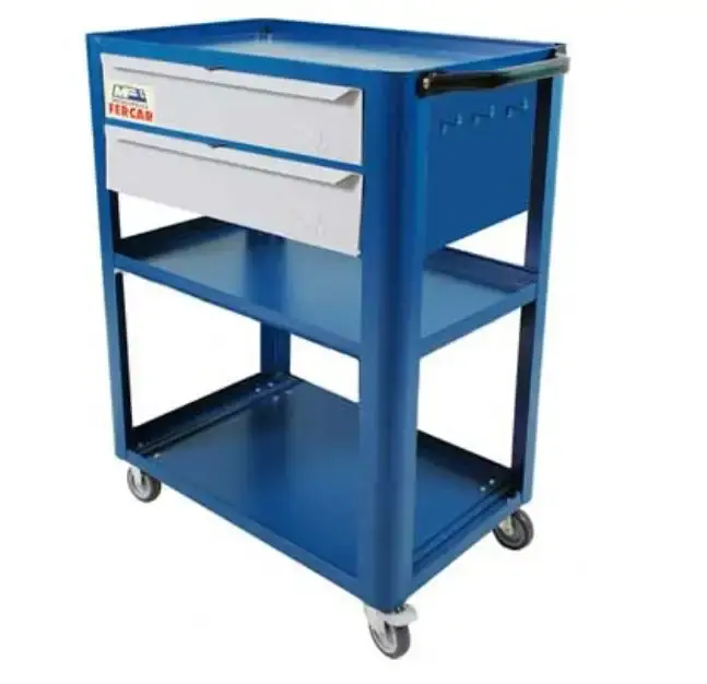 Carrinho para ferramentas aberto com 2 gavetas C-03 Fercar