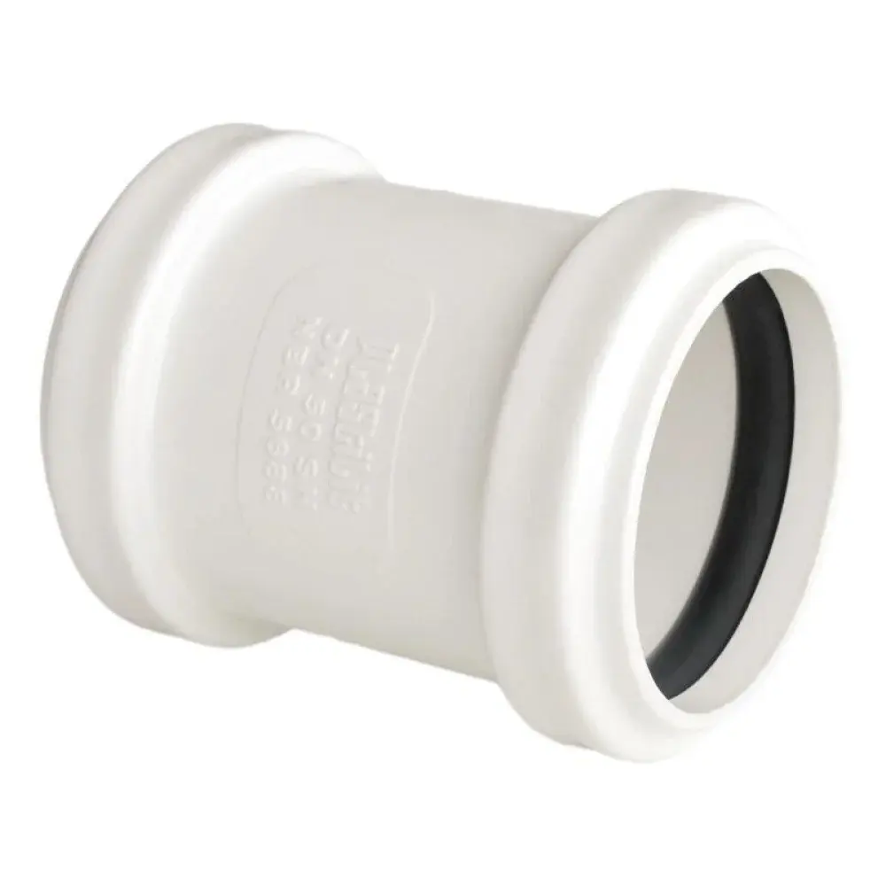 Luva de correr para tubo esgoto 150MM branco Plastilit — fotografia de referência