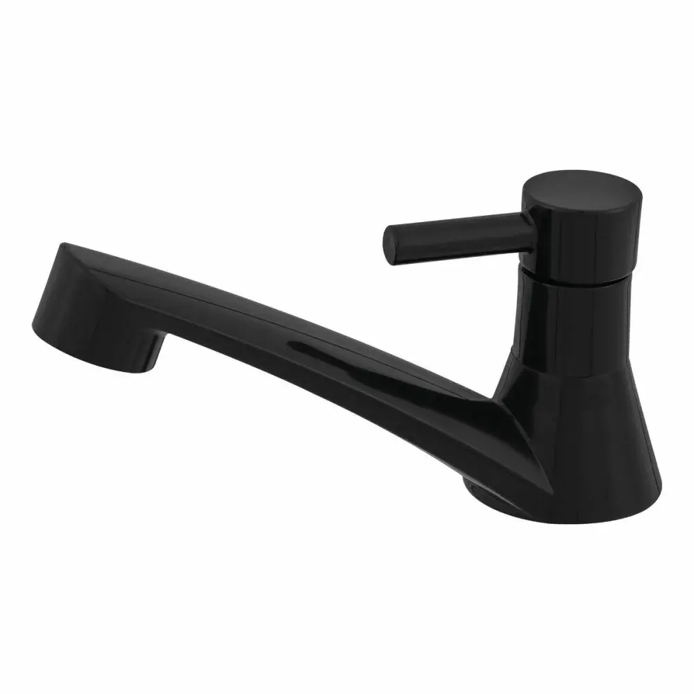 Torneira para lavatório de mesa abs 1194 1/4 preto da higo Higo ABS