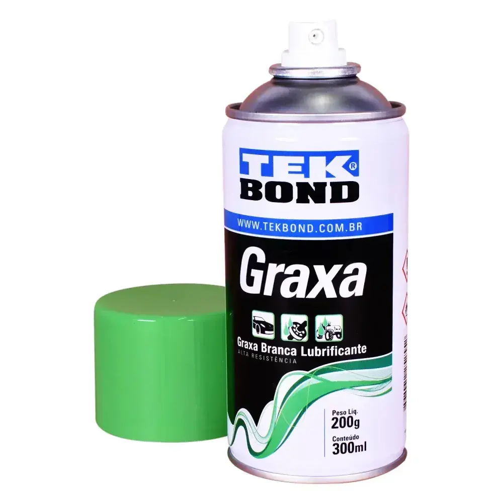 Graxa spray branca 300ML Tekbond — fotografia 7