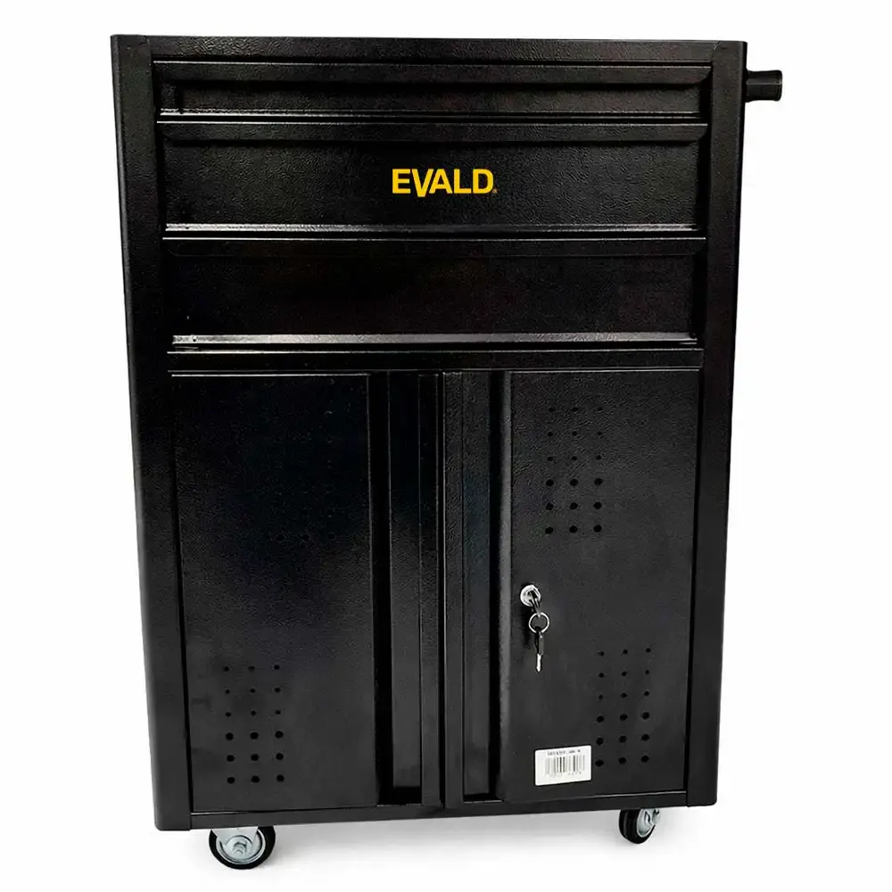 Carrinho para ferramentas fechado com 3 gavetas EVC-14 Evald