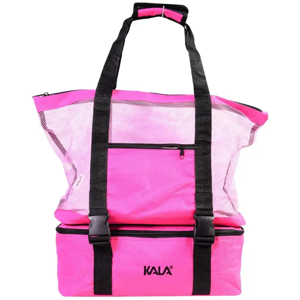 Bolsa térmica sintética 2 em 1 rosa 35L Kala — fotografia 6