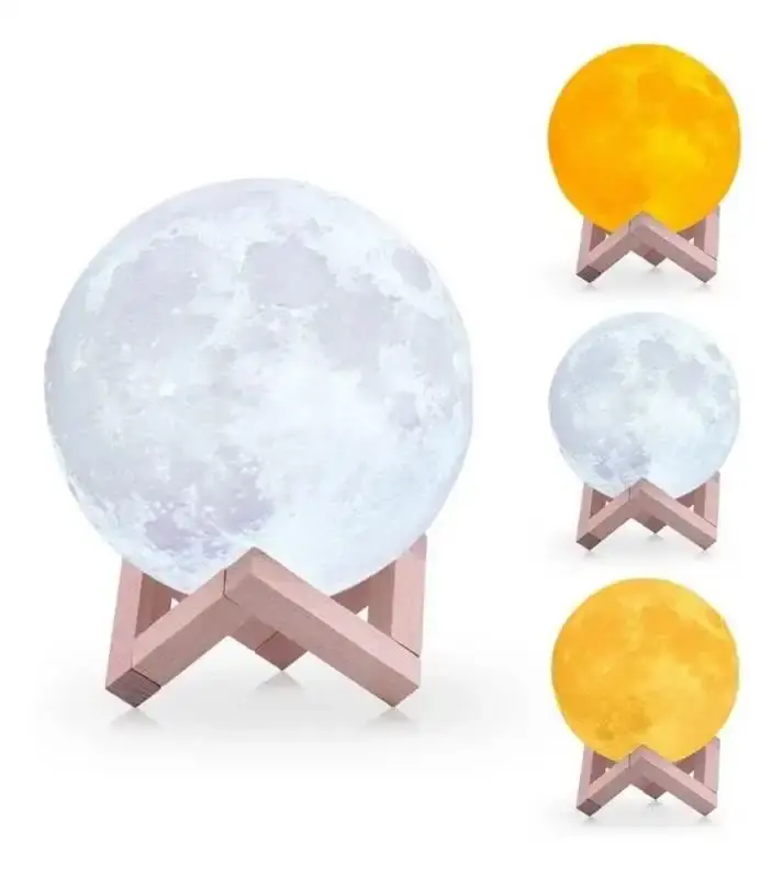 Umidificador e luminária formato lua UMI-005 Western — fotografia 4