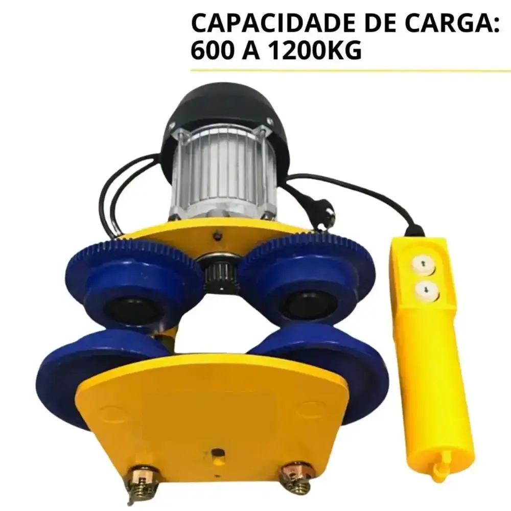 Talha elétrica 600 a 1200KG com trole elétrico 127V IWGET600/1200 ImportWay 110 V — fotografia 4