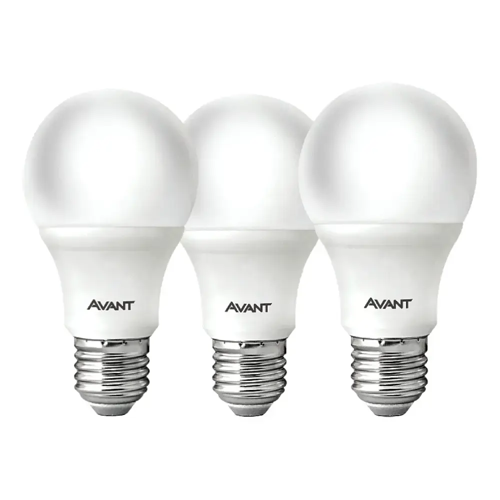 Lâmpada LED pera 15W 6500K com 3 unidades bivolt Avant